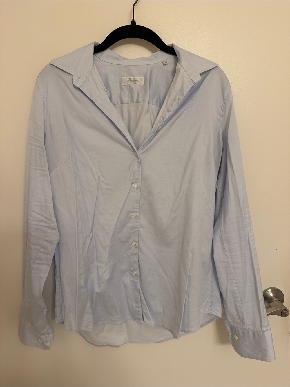 Light Blue women’s Button-Down Shirt